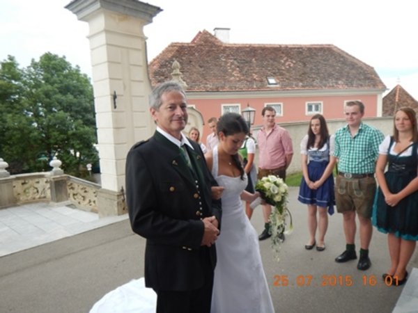 Spalierstehen bei Andreas & Birigt